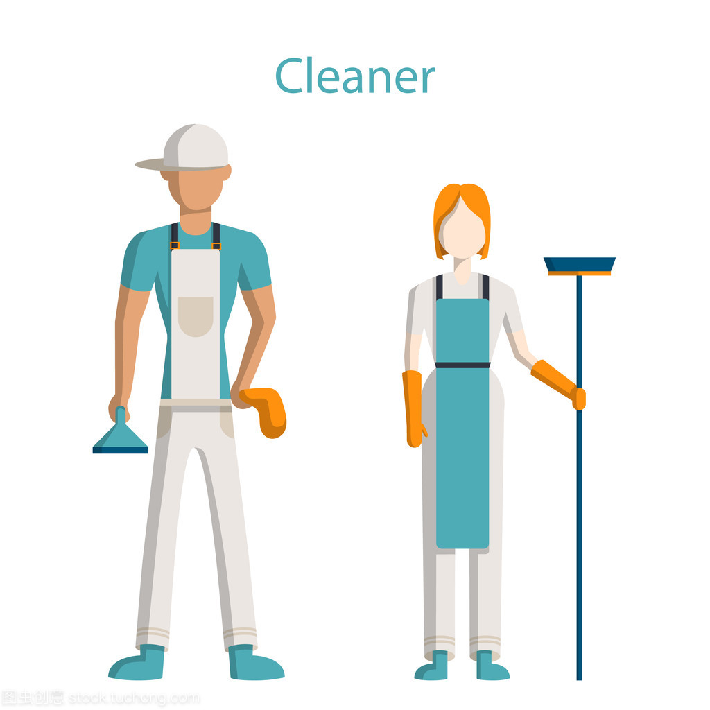 清洁服务人员 守护洁净，传递舒适